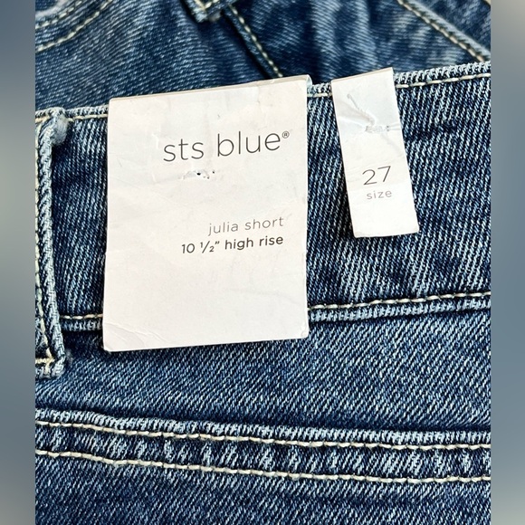 STS Blue Julia Denim Jean Short, 10 1/2” High Rise, Women’s, Size 27, NWT - Picture 6 of 14